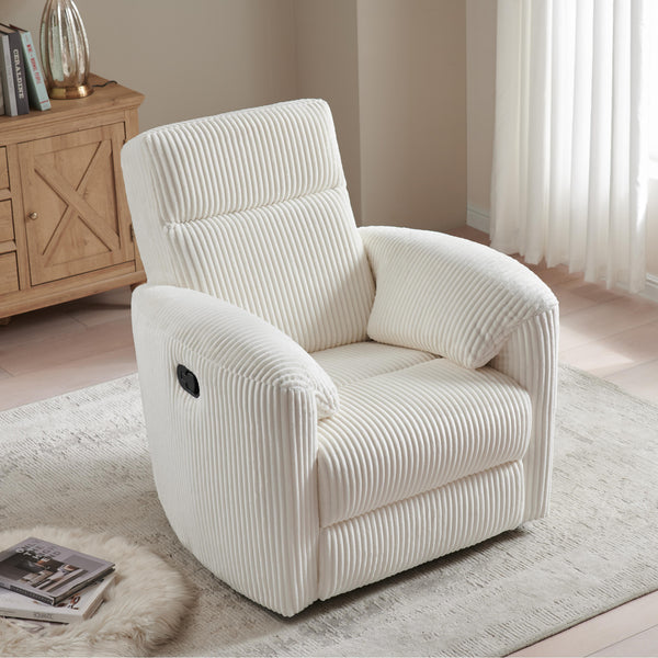 Fabric Recliner Chair with High Resilience Sponge Breathable -8503