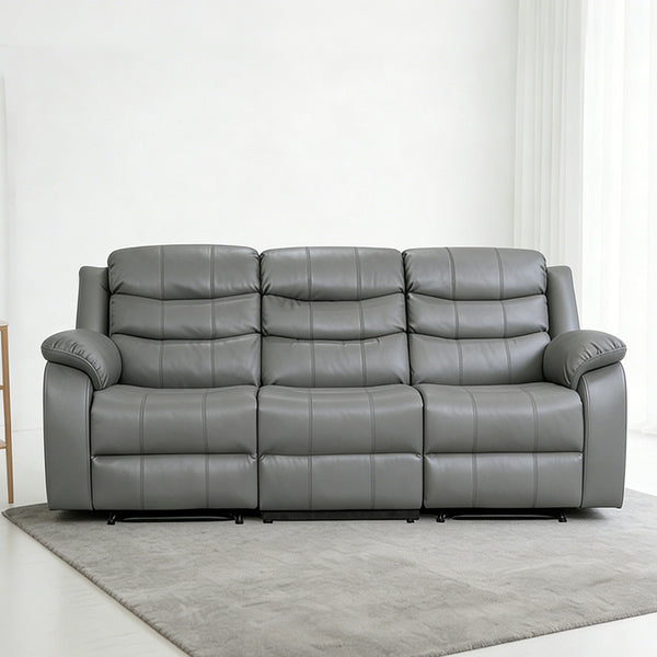 3 Seat Air Leather Recliner Chair For Living Room - Model 8005