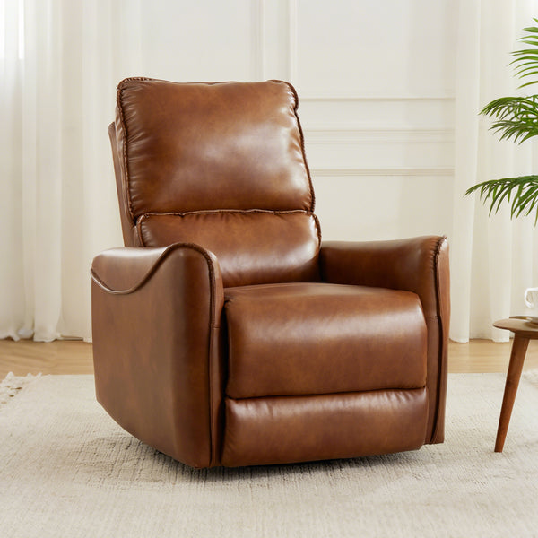 Modern Style Power Recliner Chair with Rocker and Swivel Function - Model 8445