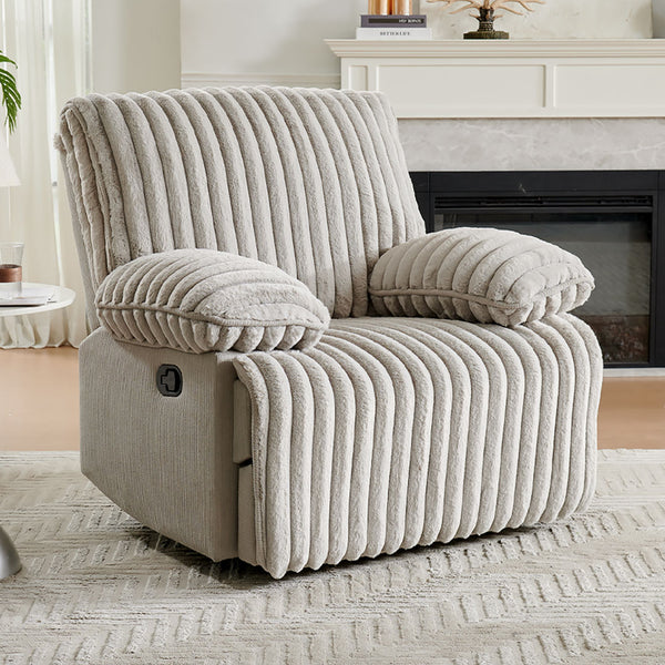 Solo Bliss Lounge Chair with Bluetooth Wireless and USB, Cozy Living Room Lounge Chair (Crodury Fabric)