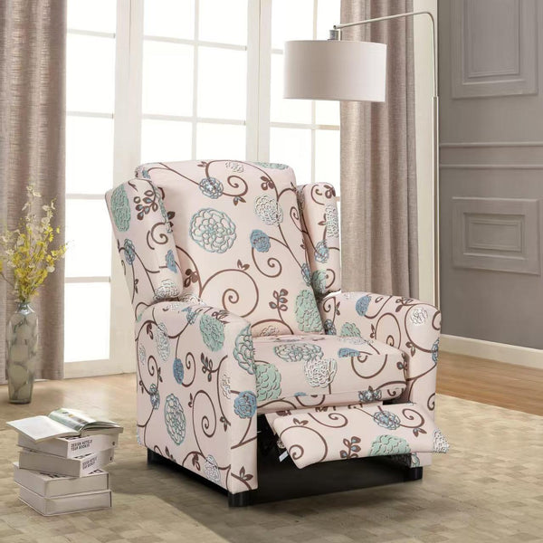 Soft Reclining Chair with Comfortable Floral Fabric -8460