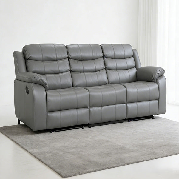 3 Seat Air Leather Recliner Chair For Living Room - Model 8005