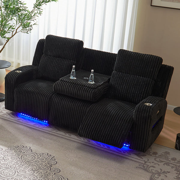 Custom Air Leather Recliner Sofa  for Living Room - 8484