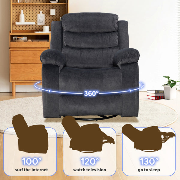 Rocker And Swivel + Model 8005-RS Recliner Chairs