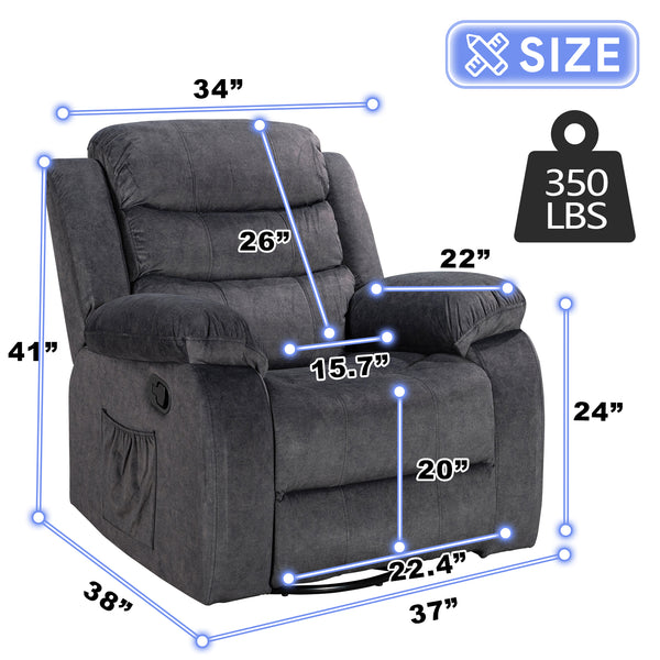 Rocker And Swivel + Model 8005-RS Recliner Chairs