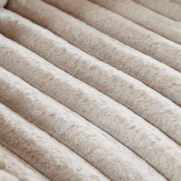 2-Seater Recliner Sofa with Built-In Speakers & Ambient Lighting (Crodury Fabric)