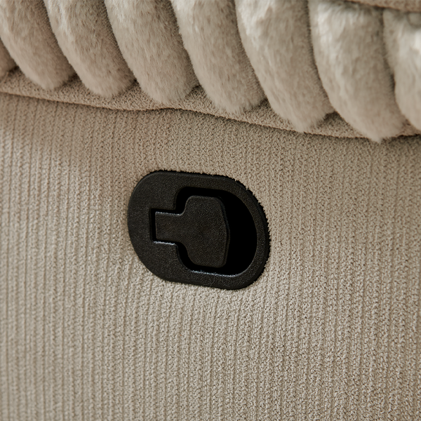 Solo Bliss Lounge Chair with Bluetooth Wireless and USB, Cozy Living Room Lounge Chair (Crodury Fabric)