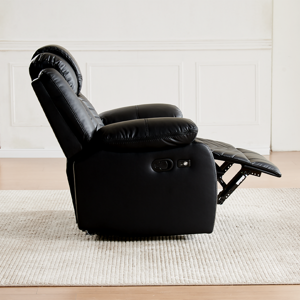 The leather recliner has been upgraded 3 times and is equipped with mood lighting. It is the perfect choice for living room recliners.