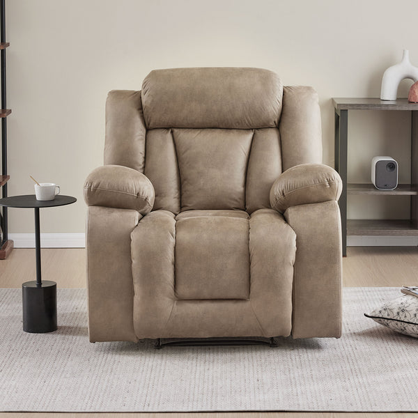 Manual Recliner Chair with Massage and Heating -  8104