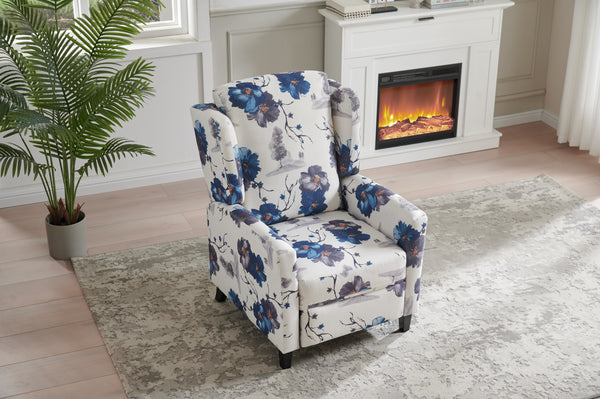 Soft Reclining Chair with Comfortable Floral Fabric -8460